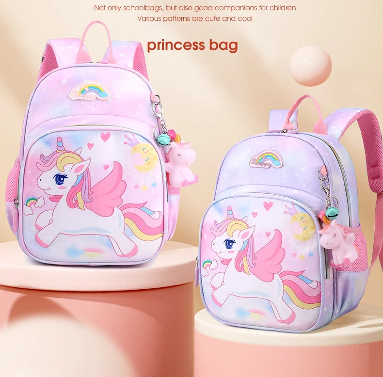 Unicorn Backpack For Girls Cartoon