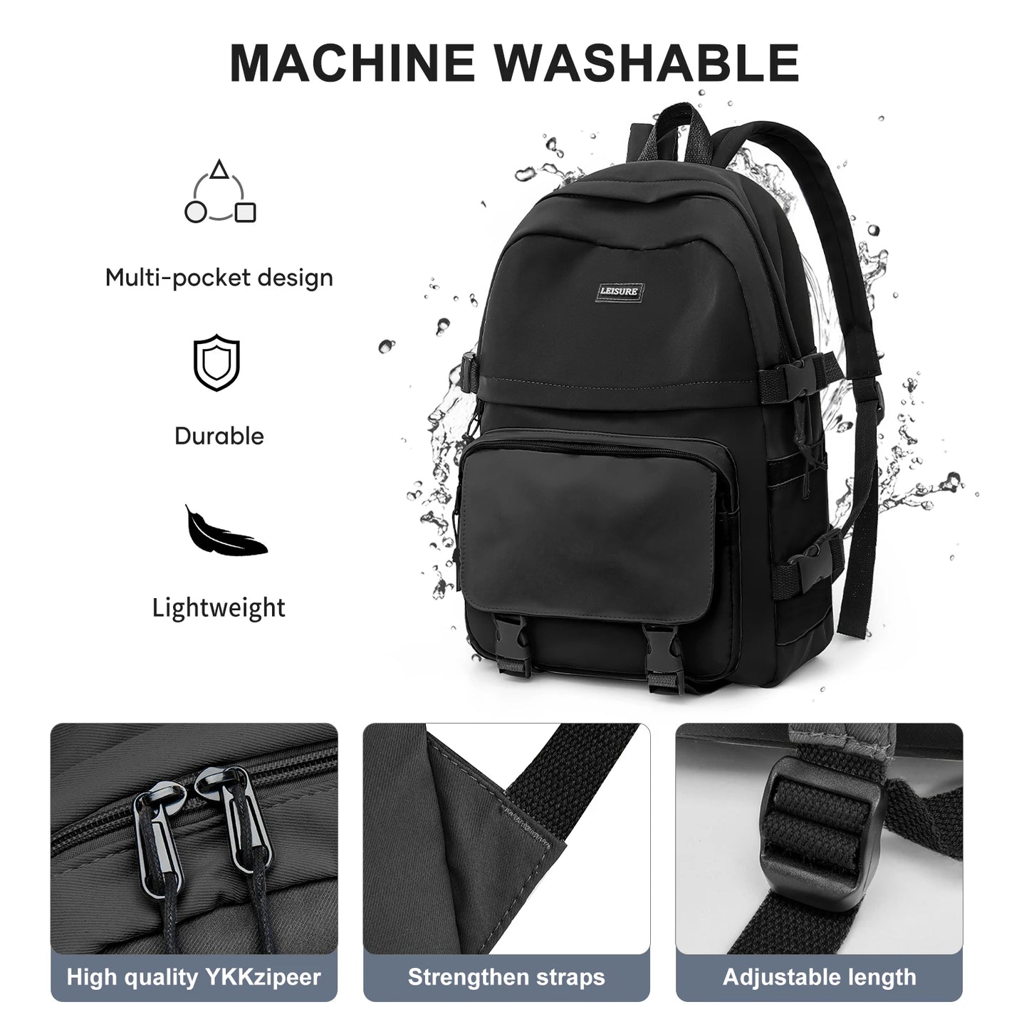 Backpack Casual Bookbag Teenager Girls & Boys School Backpack Travel College Schoolbag Children's