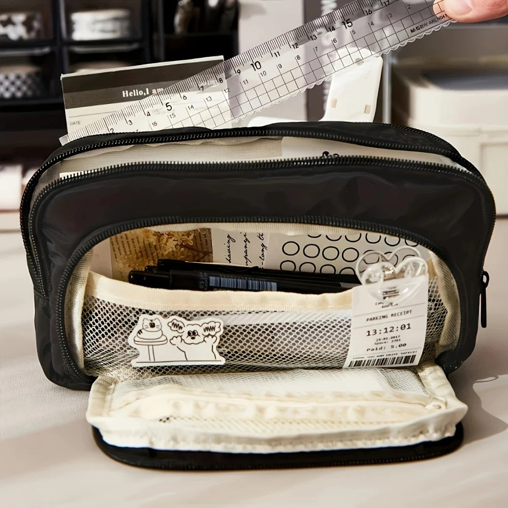 A Large-capacity Multi-layer Pencil Case