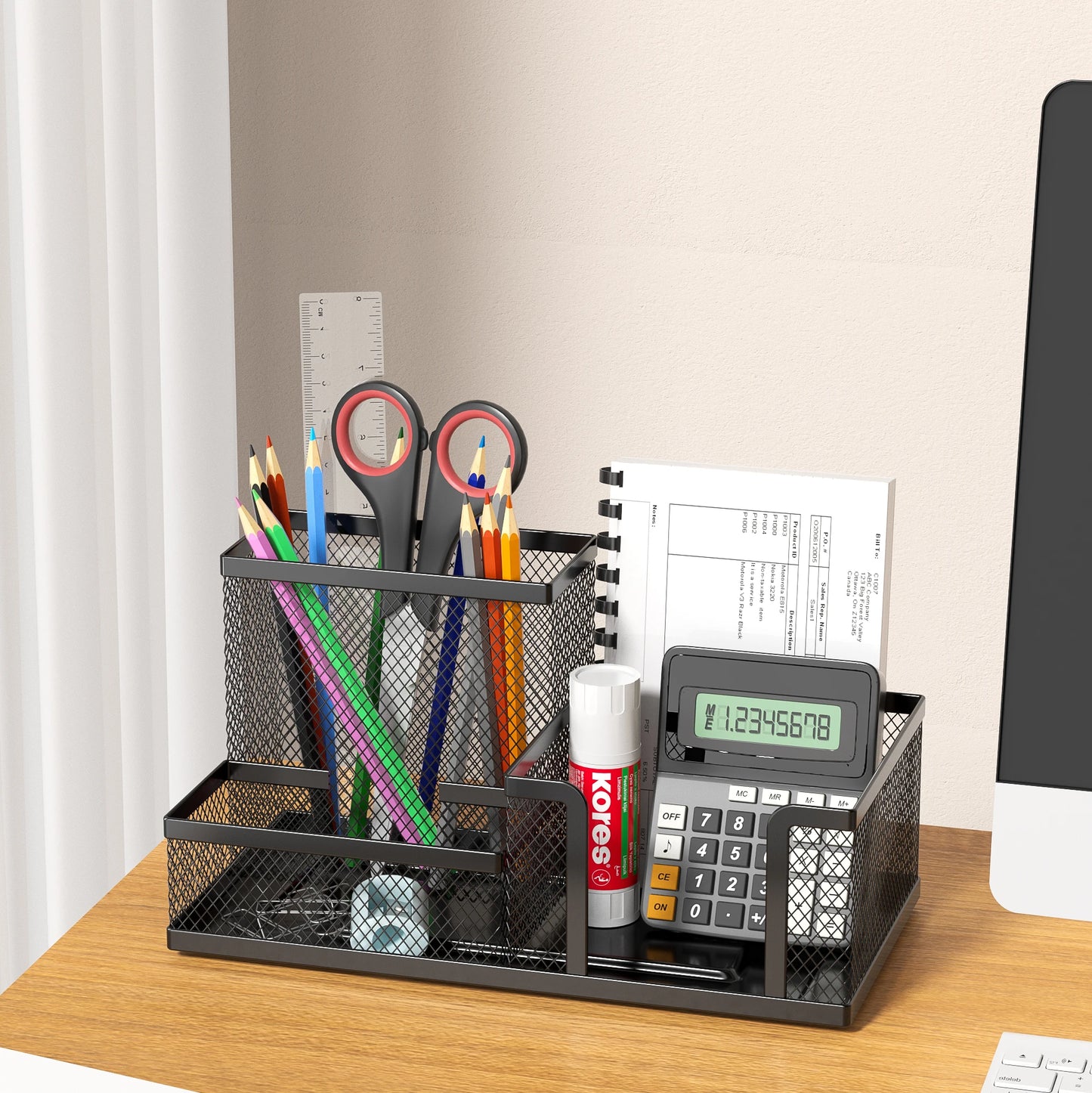 Mesh Desk Organizer Office Supplies