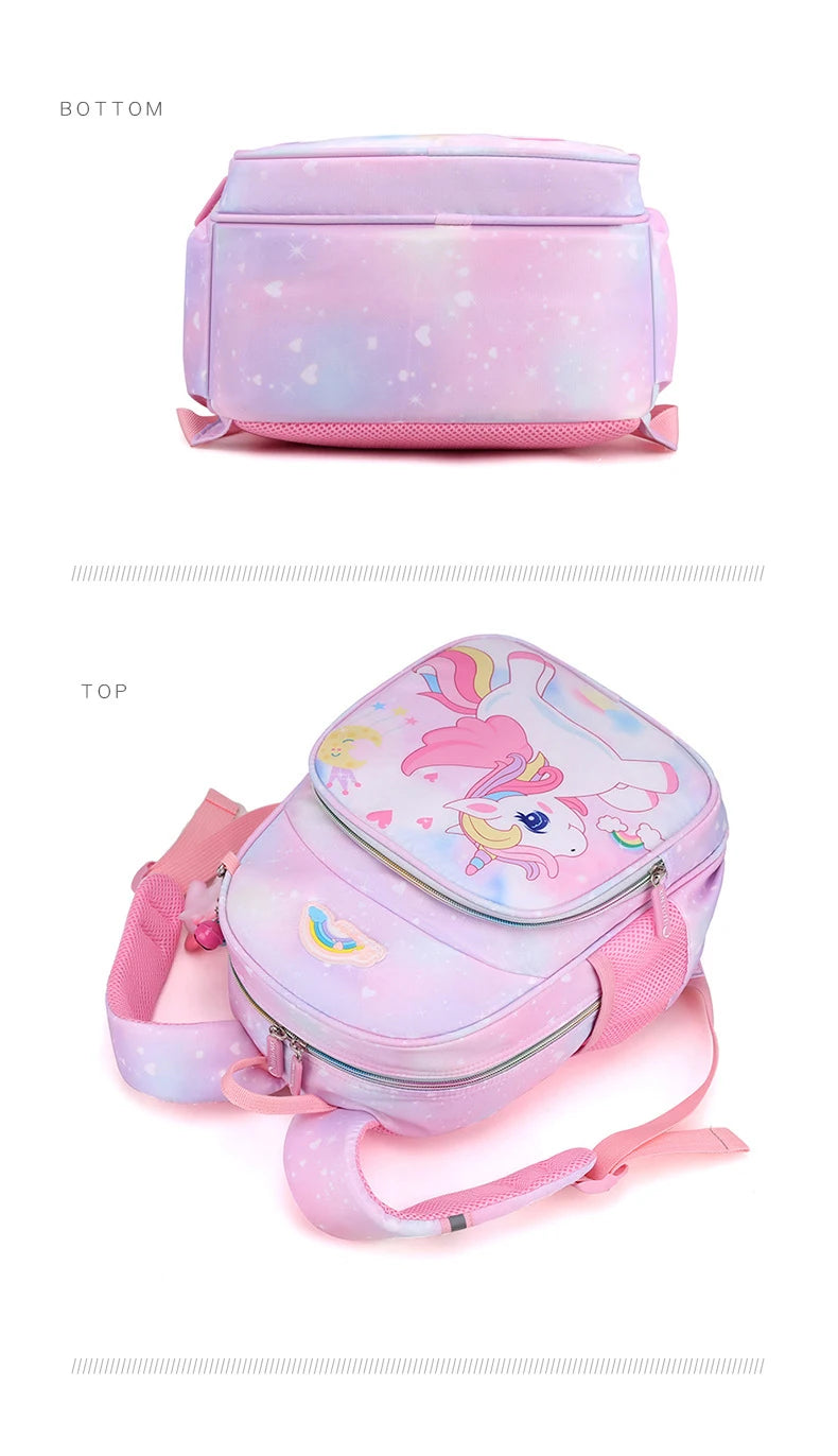 Unicorn Backpack For Girls Cartoon