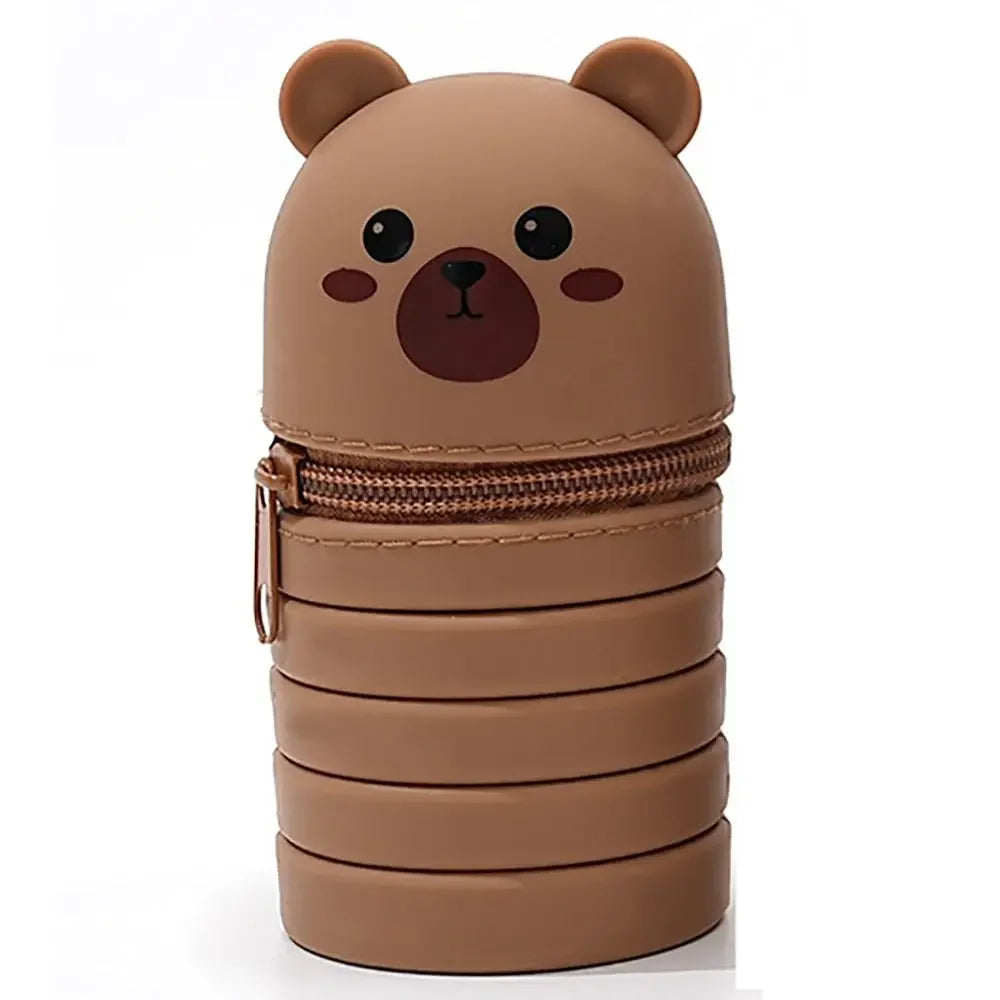 Cartoon Silicone Pencil Case Animal Shape