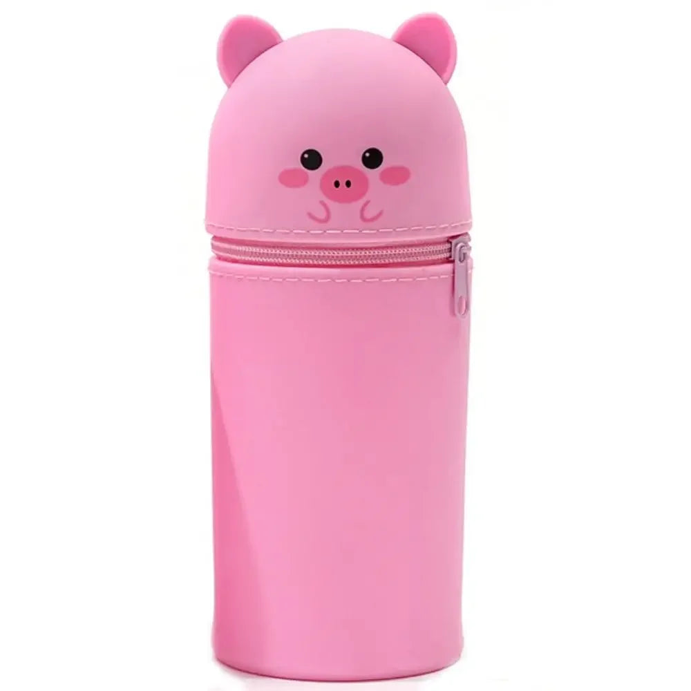 Cartoon Silicone Pencil Case Animal Shape