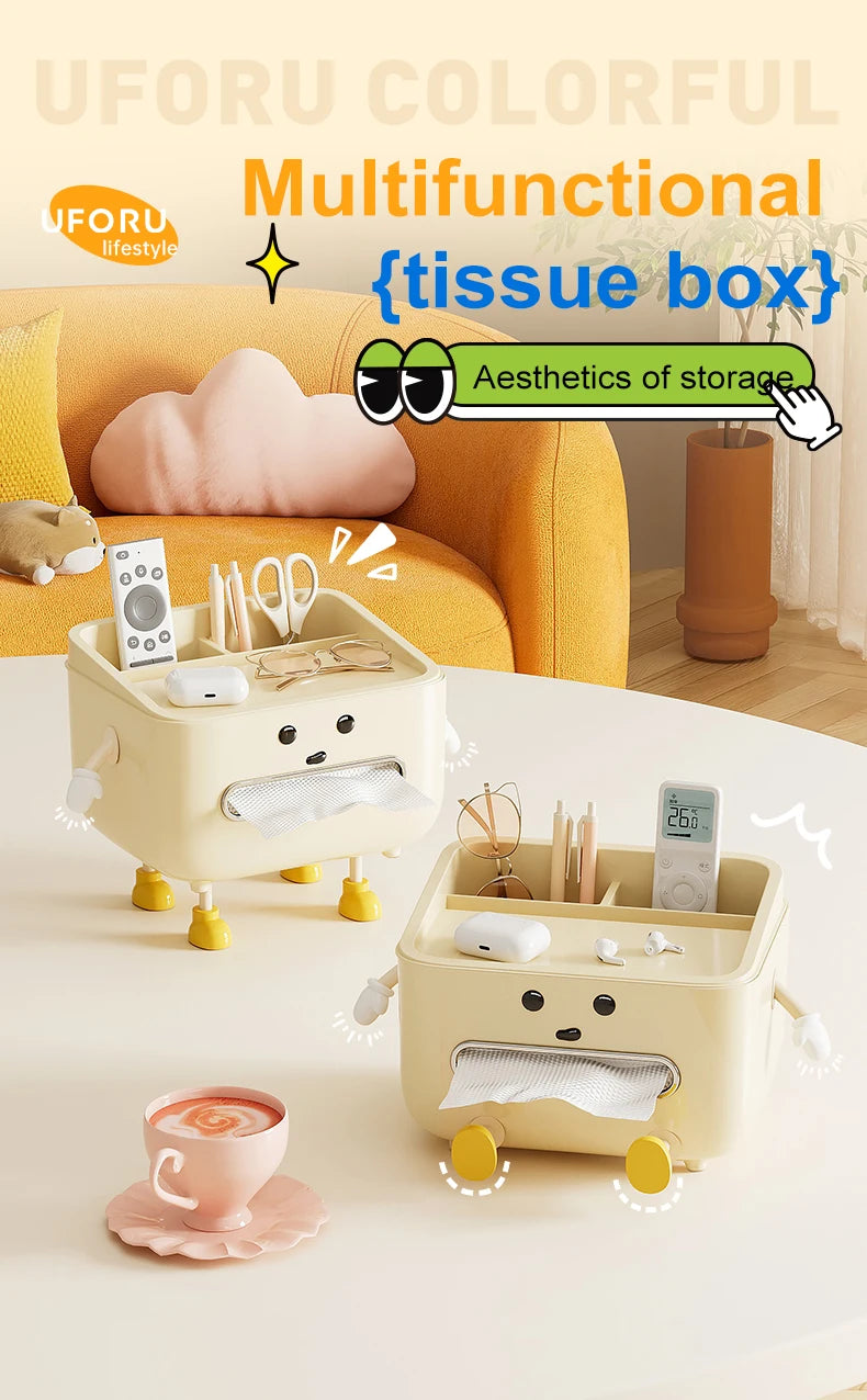 Multi-Functional Tissue & Remote Holder