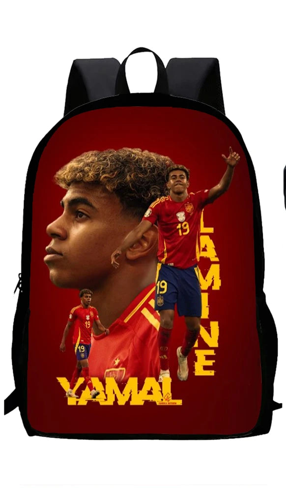 Lamine Yamal Child School Backpack Set