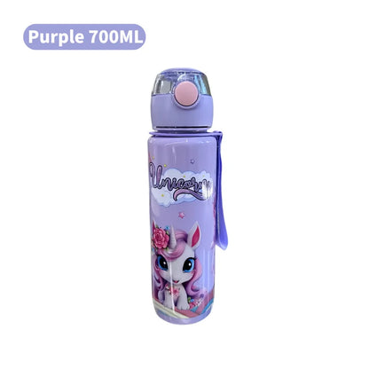 Unicorn-Themed BPA-Free Water Bottles – Leak-Proof, Durable & Kid-Friendly Design