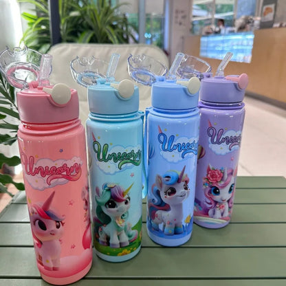 Unicorn-Themed BPA-Free Water Bottles – Leak-Proof, Durable & Kid-Friendly Design