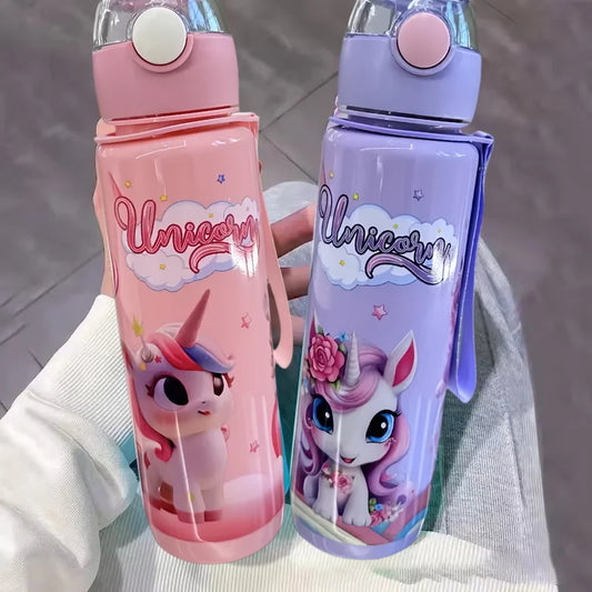 Unicorn-Themed BPA-Free Water Bottles – Leak-Proof, Durable & Kid-Friendly Design