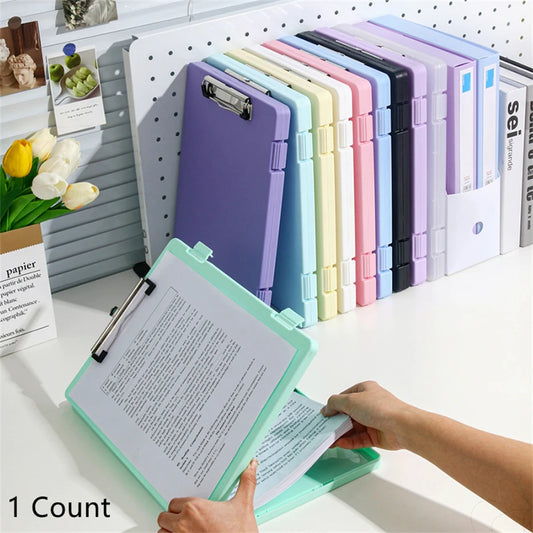Pastel Hard Case Clipboard Folder