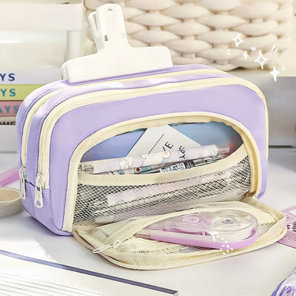 A Large-capacity Multi-layer Pencil Case