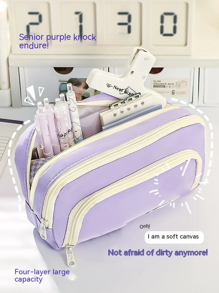 A Large-capacity Multi-layer Pencil Case
