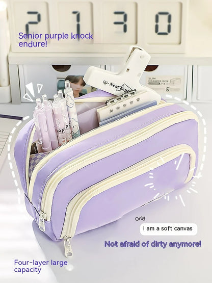 A Large-capacity Multi-layer Pencil Case