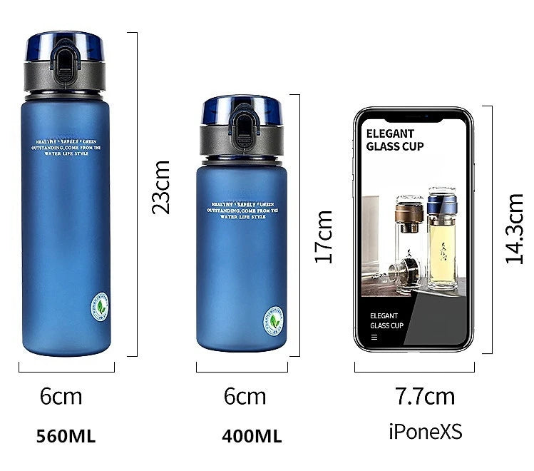 Brand BPA Free Leak Proof Sports Water Bottles 400ml 560ml
