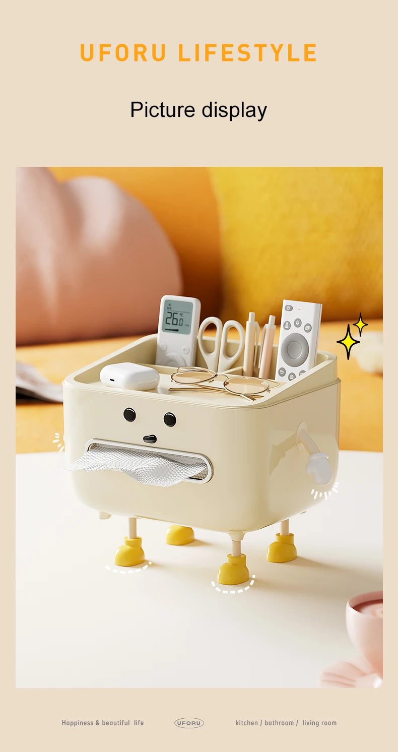 Multi-Functional Tissue & Remote Holder
