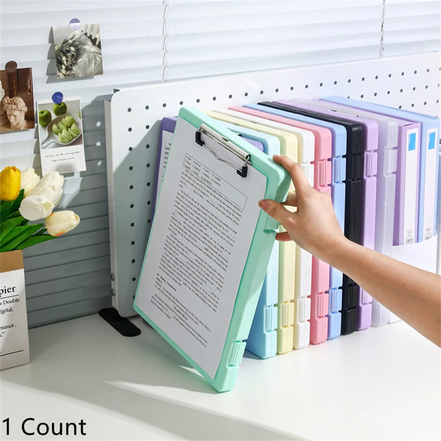 Pastel Hard Case Clipboard Folder