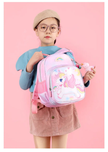 Unicorn Backpack For Girls Cartoon