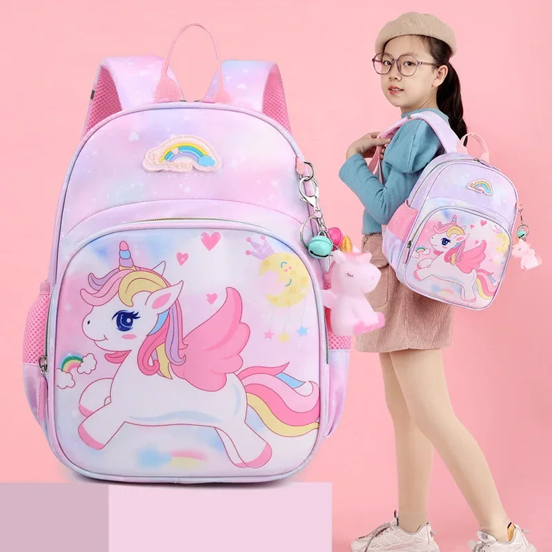 Unicorn Backpack For Girls Cartoon