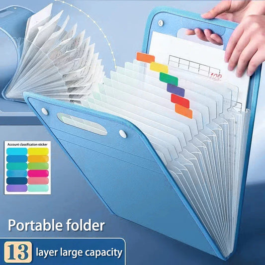 Portable Accordion File Folder – 13