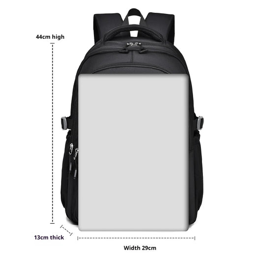 Large Capacity Travel Backpack with Laptop Compartment and Multiple Pockets