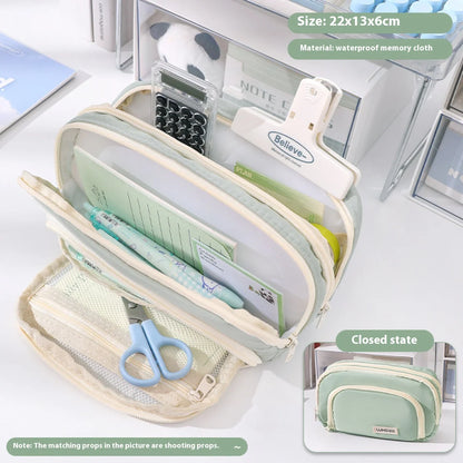 A Large-capacity Multi-layer Pencil Case