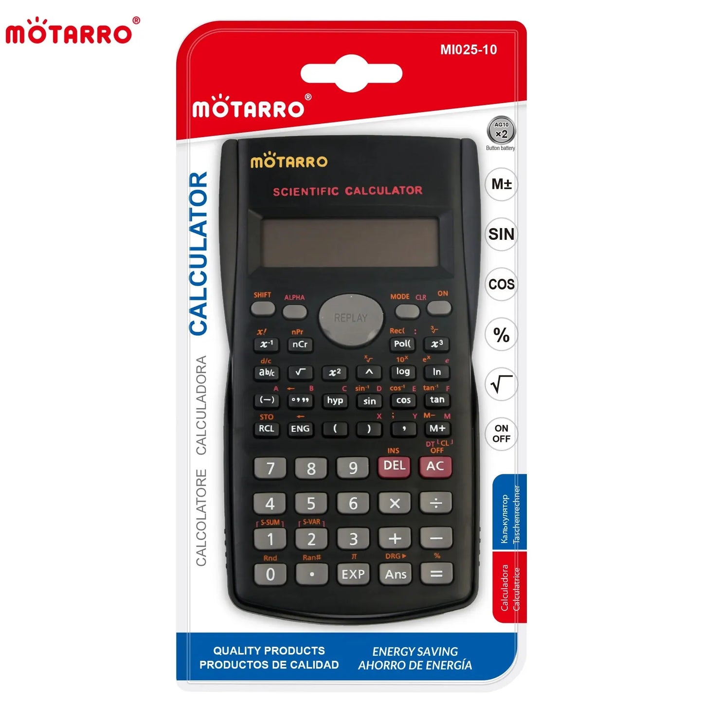 Scientific Calculator - Portable & Durable for Students
