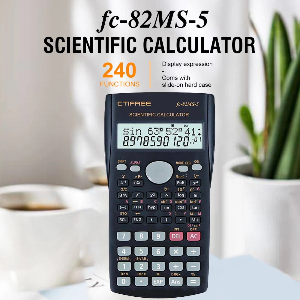 Scientific Calculator - Portable & Durable for Students