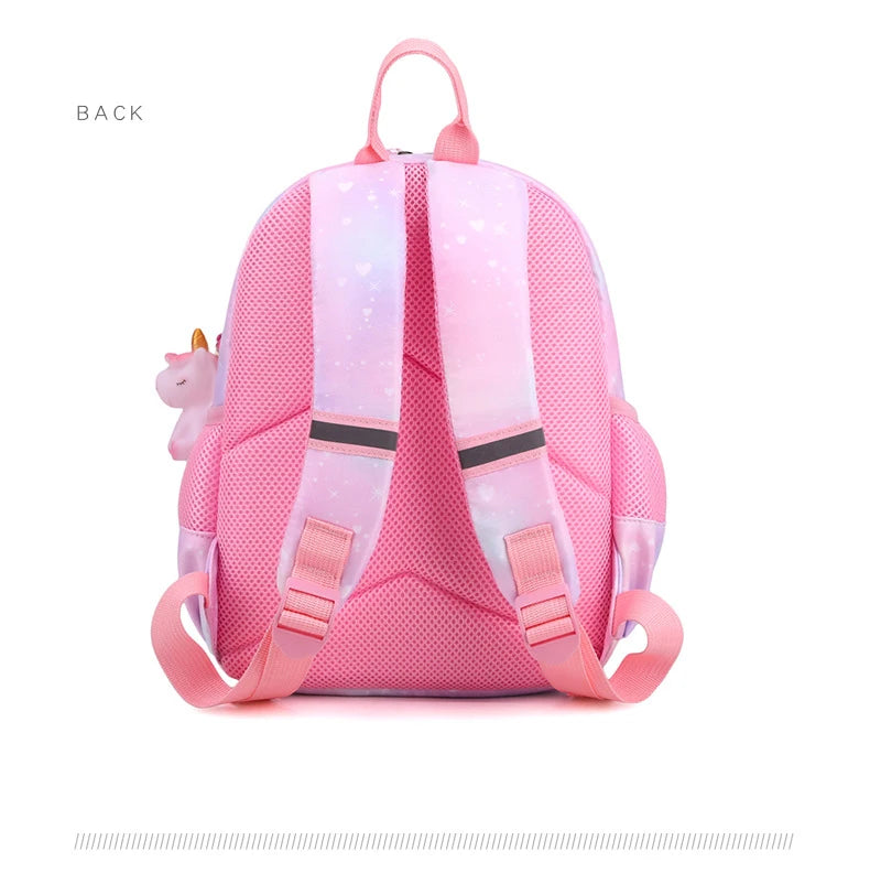 Unicorn Backpack For Girls Cartoon
