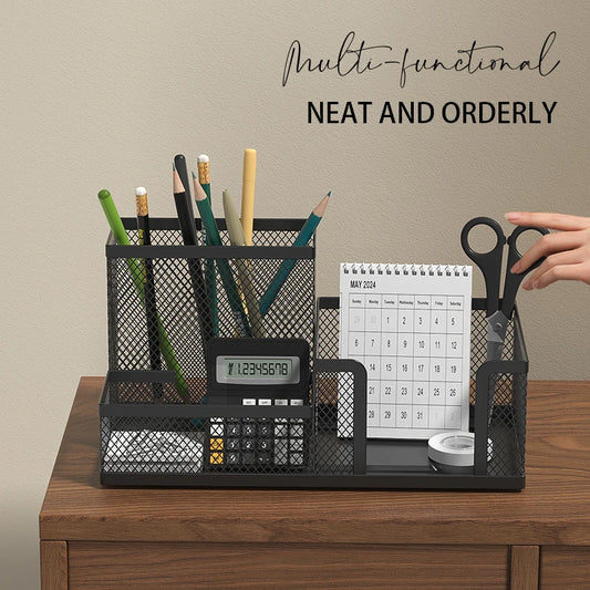 Mesh Desk Organizer Office Supplies