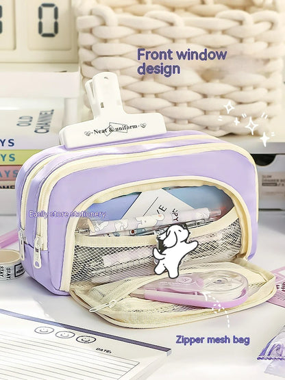 A Large-capacity Multi-layer Pencil Case