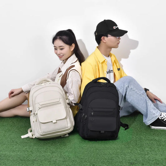 Large Capacity Travel Backpack with Laptop Compartment and Multiple Pockets