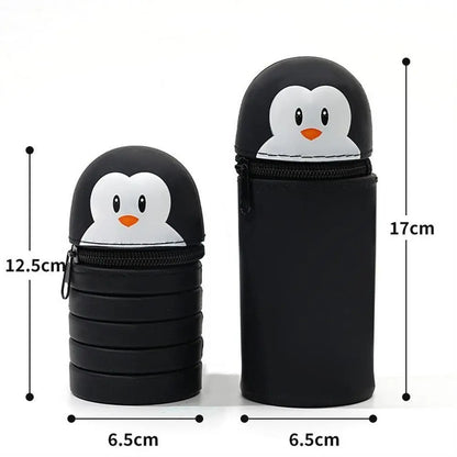 Cartoon Silicone Pencil Case Animal Shape