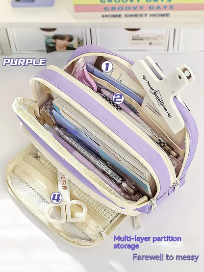 A Large-capacity Multi-layer Pencil Case