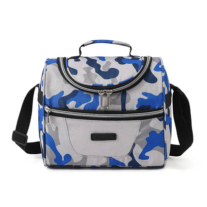 Lunch Bags Portable Outdoor Picnic Office School Insulation Bag with Shoulder Strap
