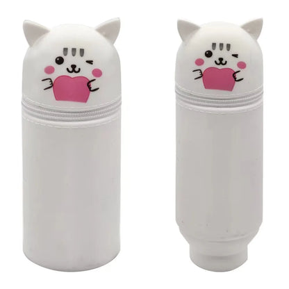 Cartoon Silicone Pencil Case Animal Shape