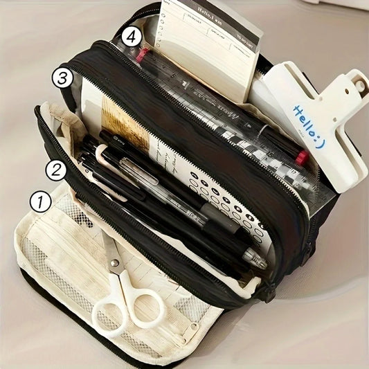 A Large-capacity Multi-layer Pencil Case