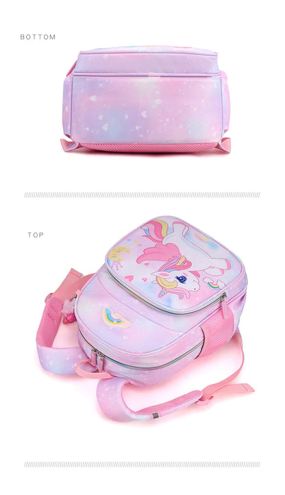 Unicorn Backpack For Girls Cartoon