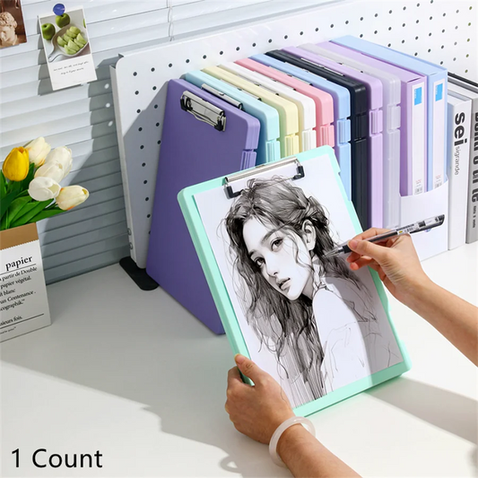 Pastel Hard Case Clipboard Folder