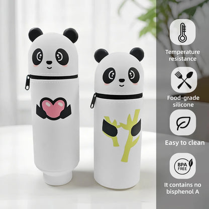 Stand up Pen Case Transparent PVC Storage Organizer