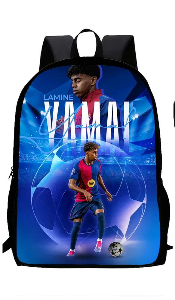 Lamine Yamal Child School Backpack Set