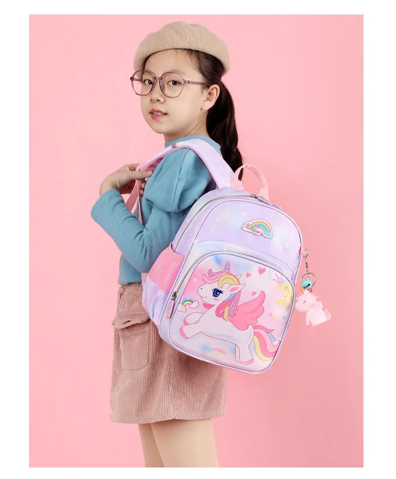 Unicorn Backpack For Girls Cartoon