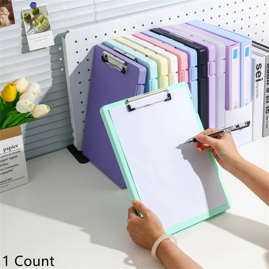 Pastel Hard Case Clipboard Folder