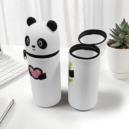 Stand up Pen Case Transparent PVC Storage Organizer