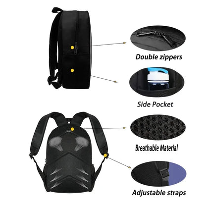 Football Star Child School Backpack With Shoulder Bag Pencil Bags