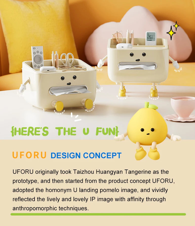 Multi-Functional Tissue & Remote Holder