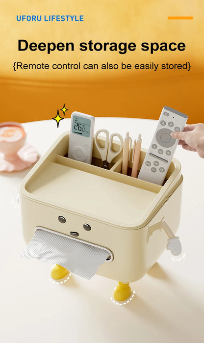 Multi-Functional Tissue & Remote Holder