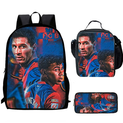 Lamine Yamal Child School Backpack Set